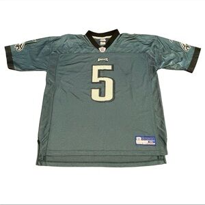Vintage Reebok Philadelphia Eagles Donovan McNabb #5 2 NFL Green Throwback